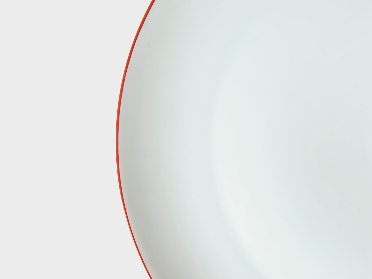 Teller Coupe | Lotos | Roter Farbrand | 27 cm
