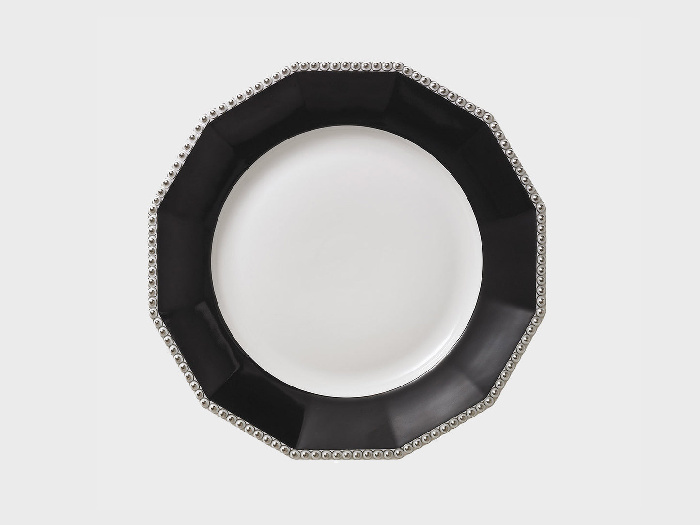 Plate | Perl | Black Platinum | 21 cm