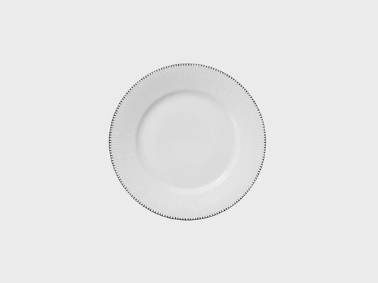 Teller | Adonis | Schwarze Zacken | 19 cm