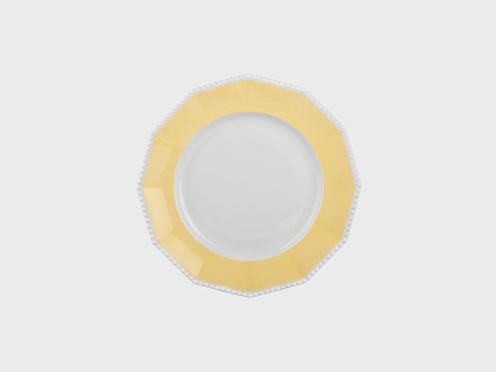 Plate | Perl | Symphony yellow | 21 cm
