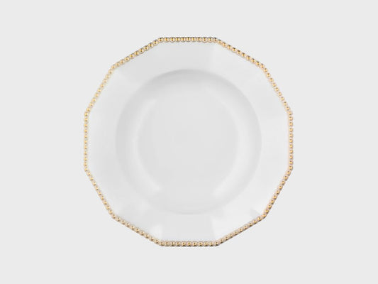 Teller | Perl | Gold | 27 cm