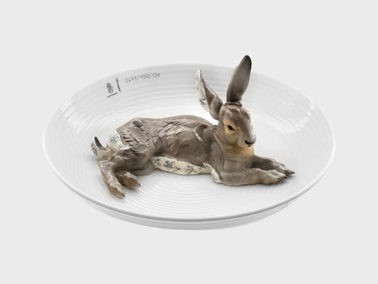 Tierschale Hase
