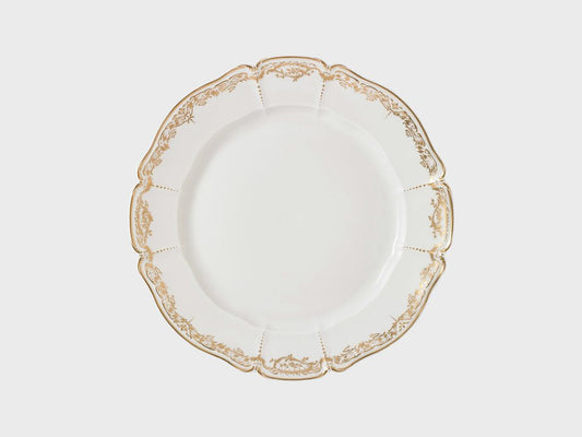 Teller | Rokoko | Brokat Gold | 27 cm