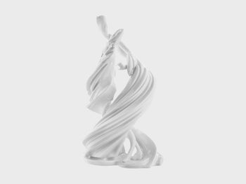 Bustelli Twisted, Wim Delvoye aus Porzellan
