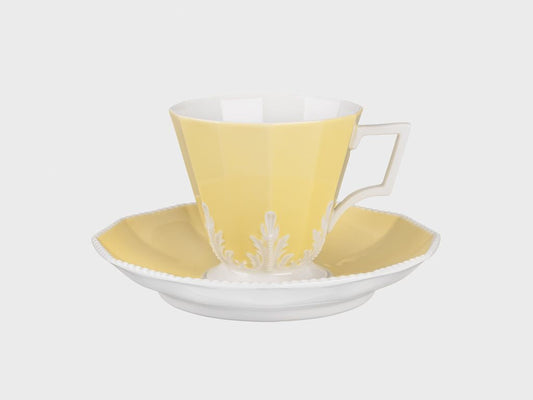 Café au lait Tasse | Perl | Symphonie Gelb