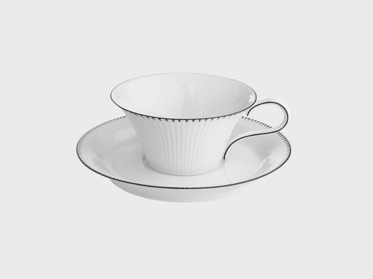 Teetasse | Adonis | Schwarze Zacken